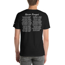 Load image into Gallery viewer, 2 Tha Point &quot;Never Forget&quot; T-Shirt (White letters)