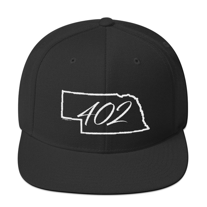 2 Tha Point 402 Embroidered Snapback (White)