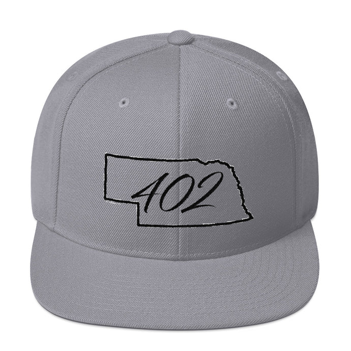 2 Tha Point 402 Embroidered Snapback (Black)