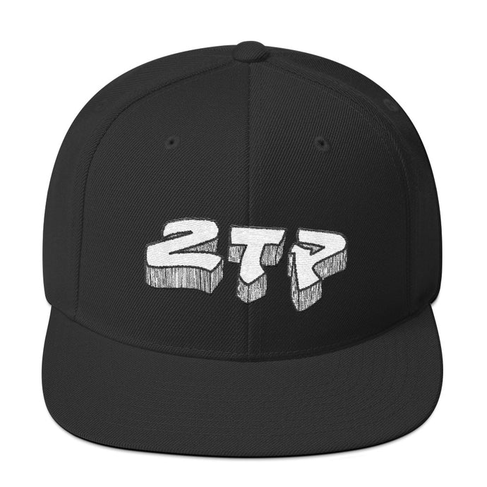 2 Tha Point 3D Letters Embroidered Snapback Hat