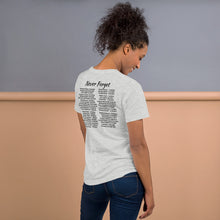Load image into Gallery viewer, 2 Tha Point &quot;Never Forget&quot; T-Shirt (Black letters)