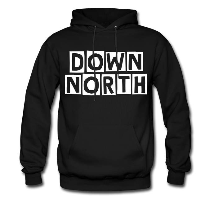 2 Tha Point Down North Hoodie (White) - black