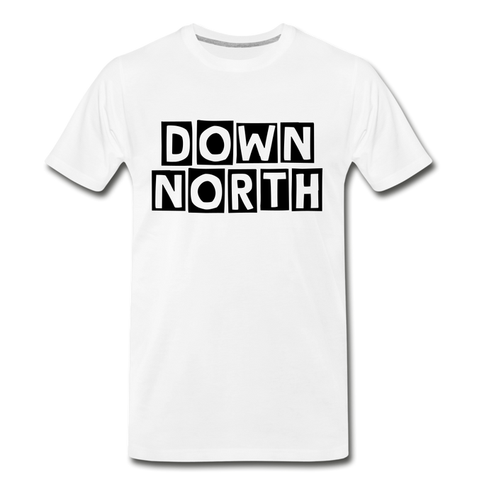 2 Tha Point Down North T-shirt (Black) - white