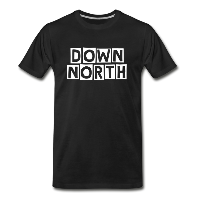 2 Tha Point Down North T-shirt (White) - black